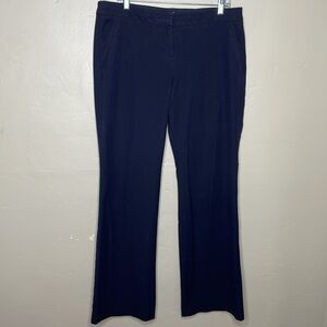 EXPRESS Columnist Pants Wide Leg Navy Career Corporate Wear Trouser Pant 12